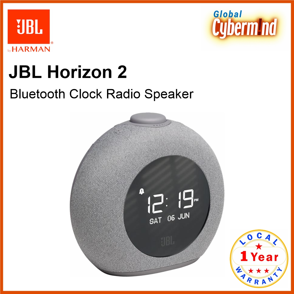 JBL Horizon 2 Bluetooth Clock Radio Speaker (Brought to you by Global Cybermind)