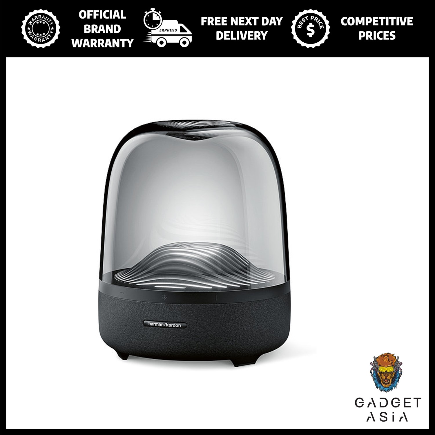 (NEXT DAY DELIVERY) Harman Kardon Aura Studio 3 Wireless Bluetooth 360 Degree Sound Speaker